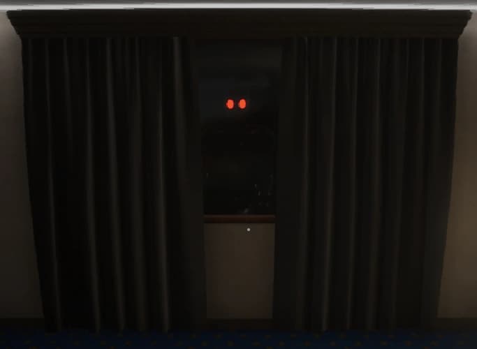 Current Window Entity model behind the glass