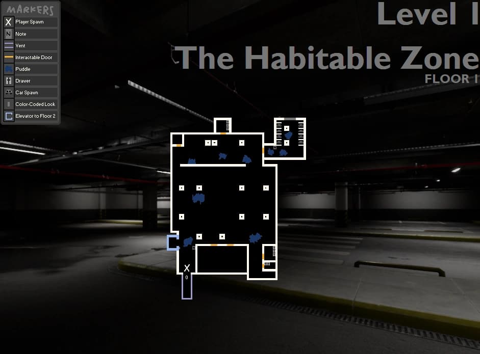 Level 1 Floor 1 Map