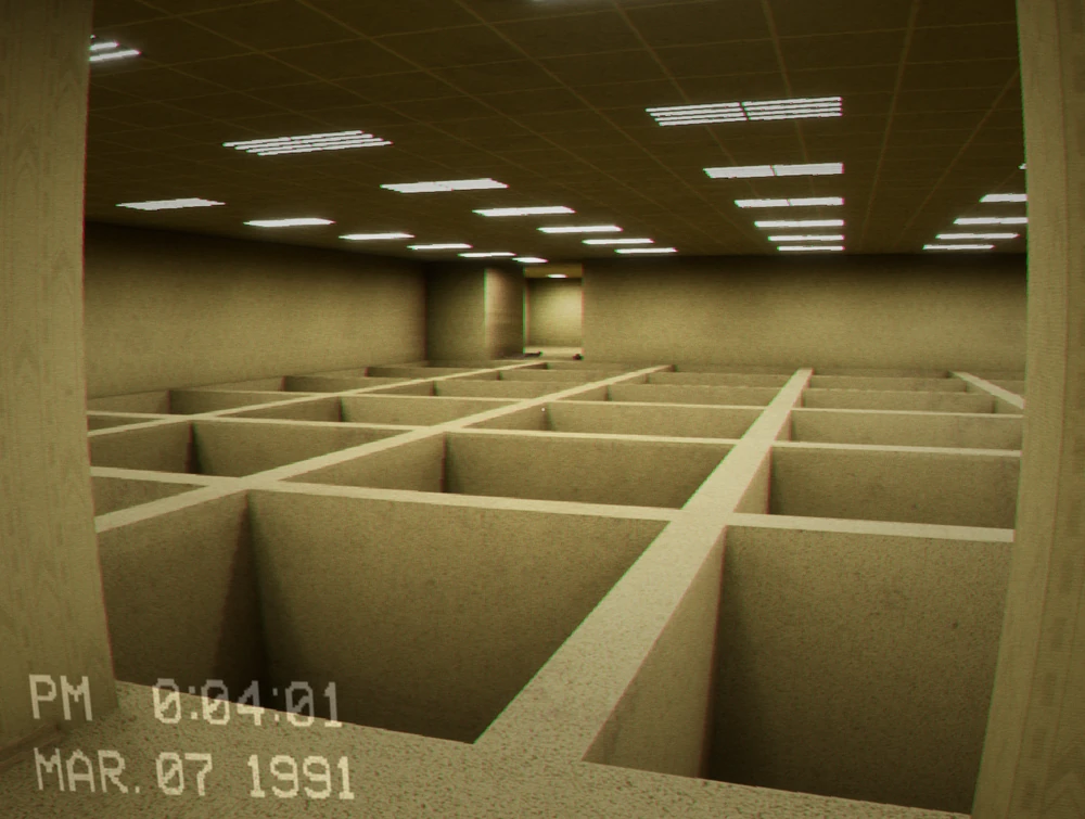 Escape the Backrooms: Level 0 - Den Fallen-Raum überqueren
