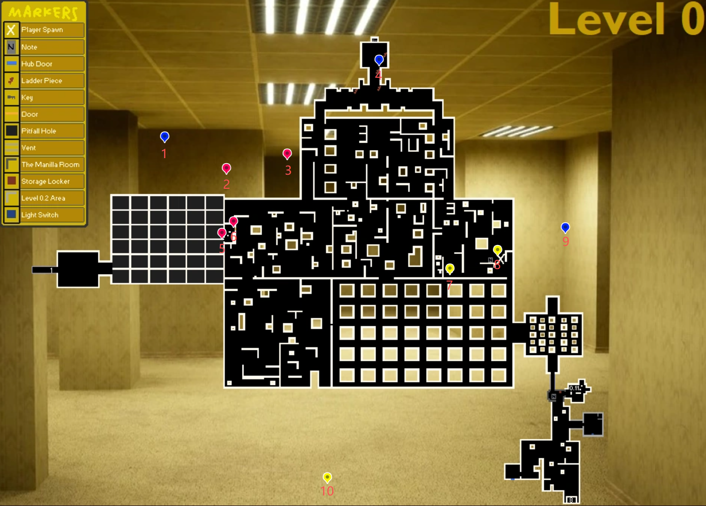 Level 0 Karte