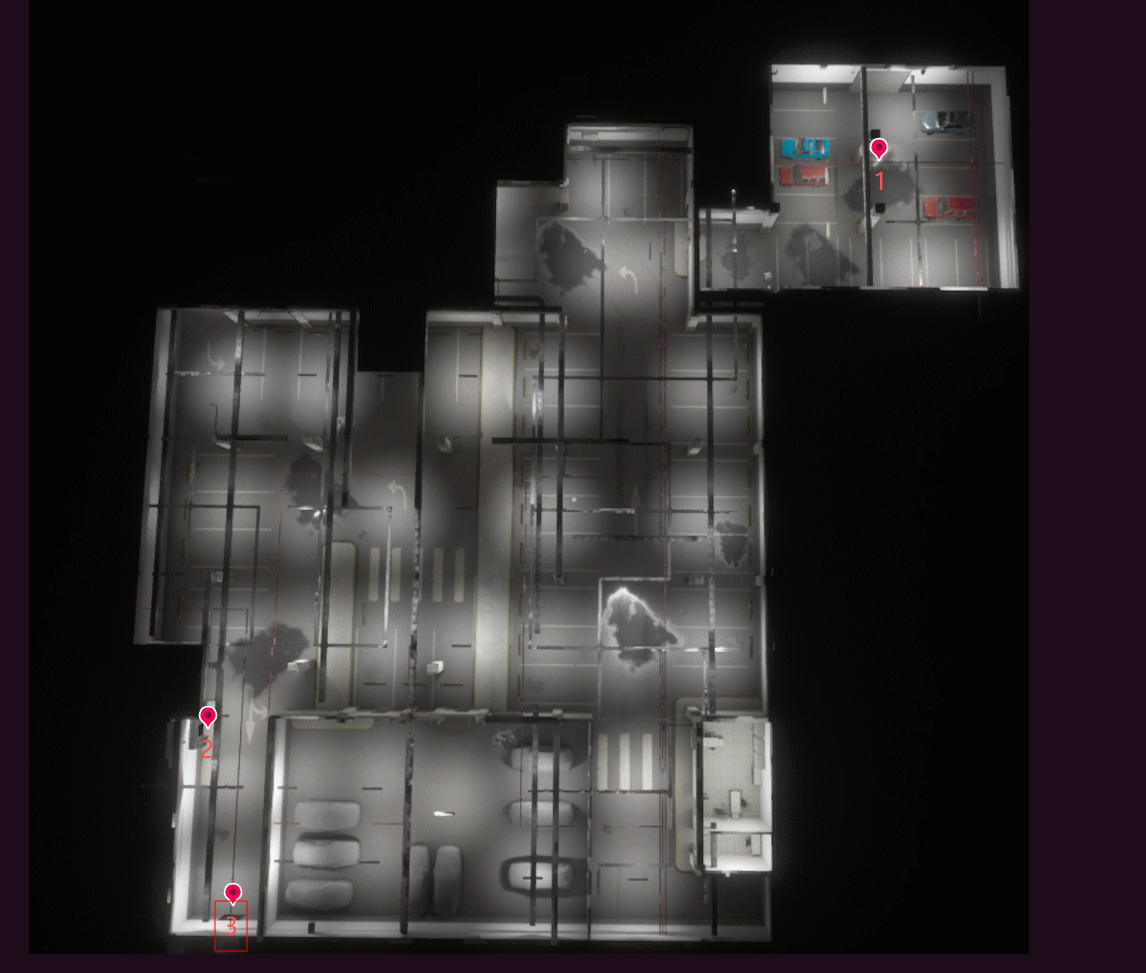 Level 1 Etage 1 Karte